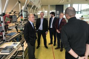 El Presidente de la Fundación Argentina de Nanotecnología (FAN) visitó el laboratorio de innovación en Industria 4.0 "Sirris""