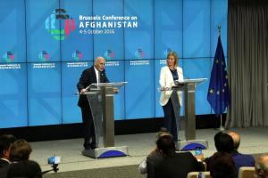 AR/VP Federica Mogherini inaugura la Conferencia de Bruselas sobre Afganistán junto al Presidente afgano, Ashraf Ghani