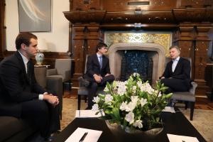 El Presidente Macri recibió al secretario de Relaciones Económicas Internacionales, Horacio Reyser.