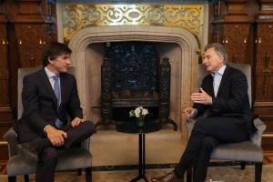 El Presidente Macri recibió al secretario de Relaciones Económicas Internacionales, Horacio Reyser.