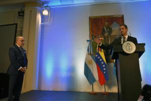 Faurie recibió hoy a Juan Guaidó en el Palacio San Martín