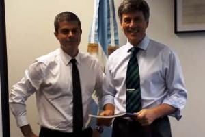 Reunión con representantes de las ciudades de Rosario, Buenos Aires, Río Grande y San Justo (Pcia. de Santa Fé)