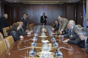 El Canciller Faurie se reunió hoy con el Secretario General de la ONU, António Guterres