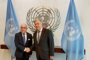 El Canciller Faurie se reunió hoy con el Secretario General de la ONU, António Guterres