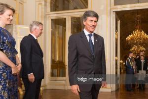 Recepción de Año Nuevo en el Palacio Real de Bruselas  (Belga Image - Fotógrafo: James Arthur Gekiere)